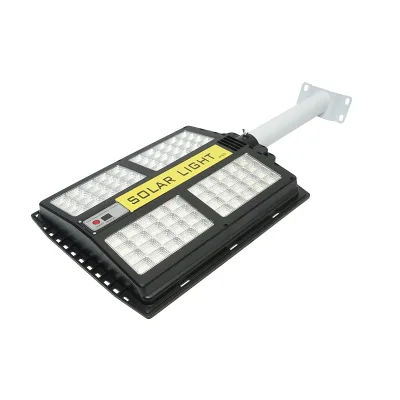 Lampada solare illuminazione stradale LED 200W 6500K con pannello solare 15W, batteria 15000mAh, telecomando, montaggio su palo IP65 - immagine 2
