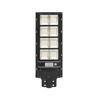 Lampada solare illuminazione stradale LED 200W, 6500K, IP65 luce fredda, sensore di movimento montaggio su palo - immagine 5