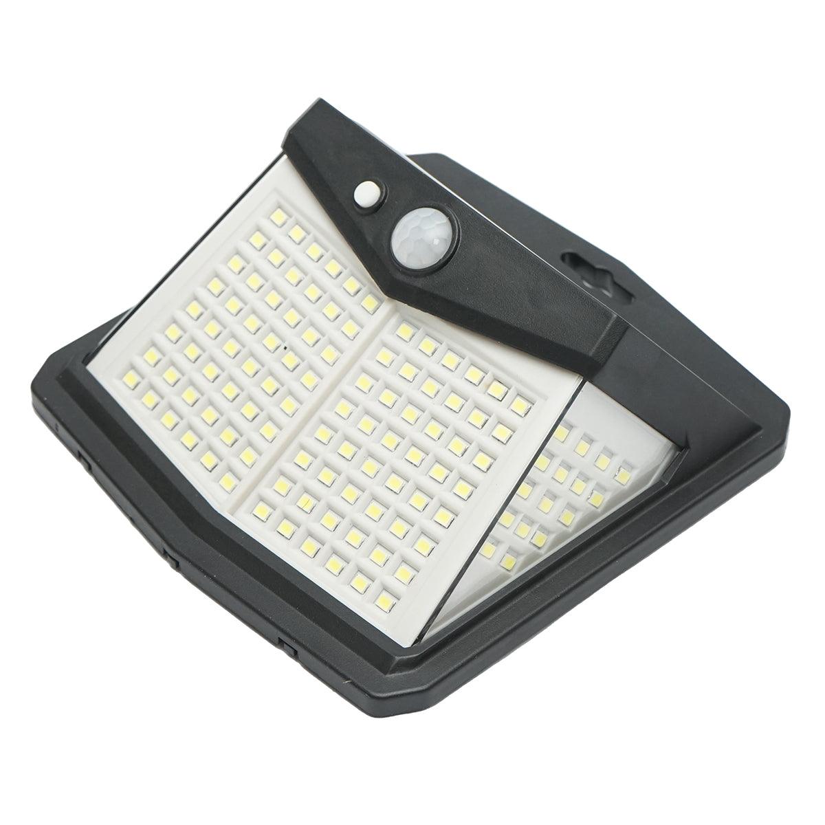 Lampada solare LED 147lm per parete, recinzione, scala con pannello solare 0,65W/5,5V, batteria 3,7V/1,2 Ah e sensore di movimento IP54 - immagine 2