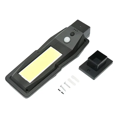 Lampada solare LED 186lm con pannello solare 1,3W/5,5V, batteria 3,7V/2,4 Ah e sensore di movimento IP54 - immagine 2