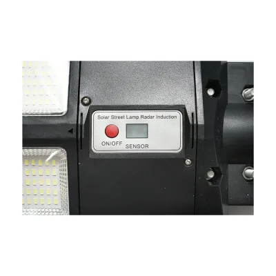 Lampada solare LED 200W Illuminazione stradale 6500K con pannello solare, telecomando, sensore di movimento - immagine 4