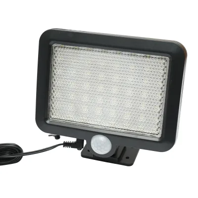 Lampada solare LED 250lm con pannello solare 1W 6V, batteria 1500mAh e sensore di movimento IP44 - immagine 5