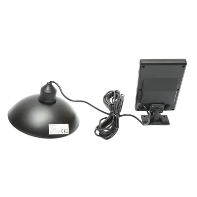 Lampada solare LED 2W con pannello solare 1,5W/5,5V, batteria 3,7V/1,2 Ah e paralume IP54 - immagine 5
