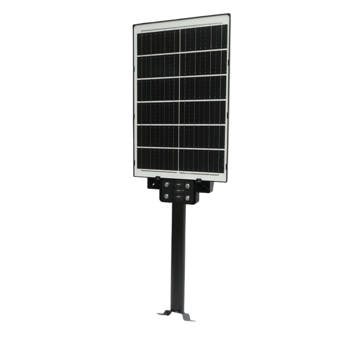 Lampada solare LED 300W illuminazione stradale 6500K con pannello solare, telecomando, sensore di movimento e montaggio su palo - immagine 6
