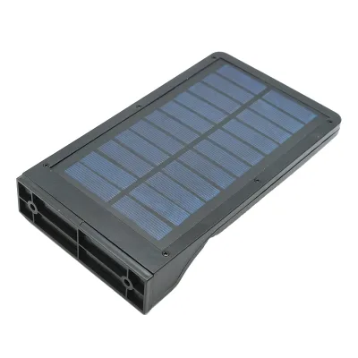 Lampada solare LED 326lm con pannello solare 2,5W/6V, batteria 3,7V/1,8 Ah e sensore crepuscolare IP54 - immagine 5