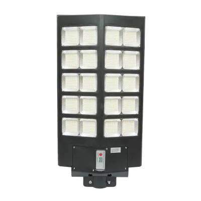 Lampada solare LED 400W Illuminazione stradale 6500K con pannello solare, telecomando, sensore di movimento - immagine 3