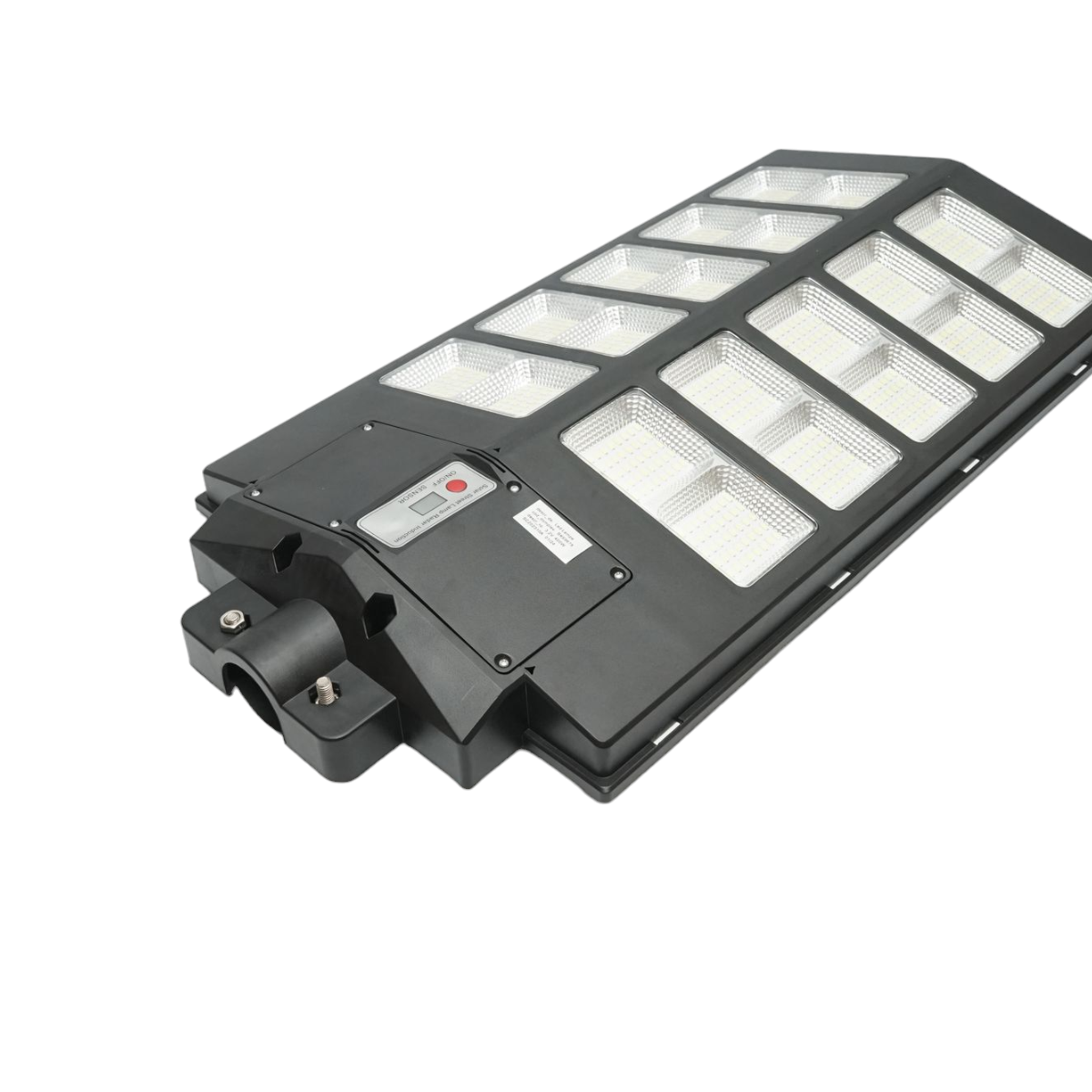 Lampada solare LED 400W Illuminazione stradale 6500K con pannello solare, telecomando, sensore di movimento - immagine 4