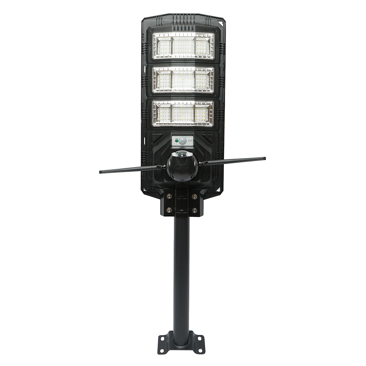 Lampada solare LED 450W con telecamera di sorveglianza AI 4 MP, WIFI, SIM 4G, pannello solare 24W, batteria LifePo4 18Ah, rotazione 360°, visione notturna, rilevamento umano e applicazione V380 Pro - immagine 4
