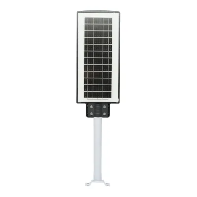Lampada solare LED illuminazione stradale 150W 6500K con pannello solare 12W, batteria 15000mAh, montaggio su palo IP65 - immagine 3