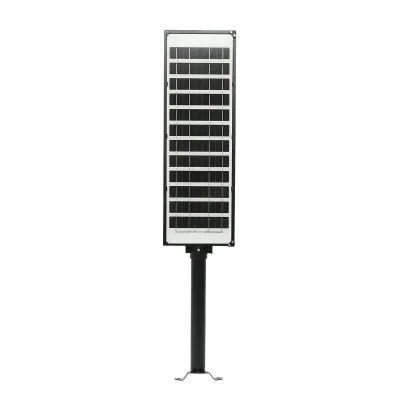 Lampada solare LED illuminazione stradale 200W 6500K con pannello solare 12W, batteria 12000mAh, telecomando, montaggio su palo IP65 - immagine 4