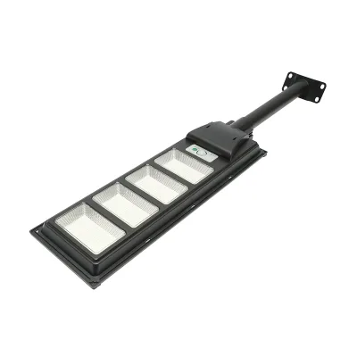Lampada solare LED illuminazione stradale 200W 6500K con pannello solare 12W, batteria 12000mAh, telecomando, montaggio su palo IP65 - immagine 3