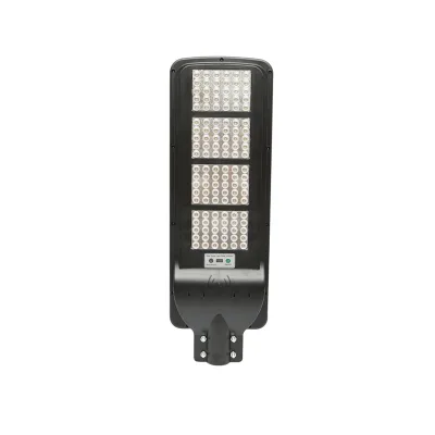 Lampada solare LED illuminazione stradale 300W con pannello solare e sensore di movimento con attacco a palo - immagine 2