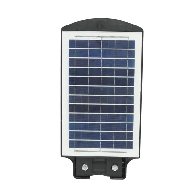 Lampada solare LED illuminazione stradale 60W 6500K con pannello solare 10W, batteria 10000mAh, telecomando, montaggio su palo IP65 - immagine 6