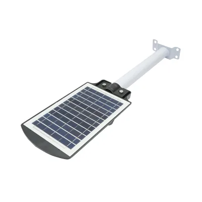 Lampada solare LED illuminazione stradale 60W 6500K con pannello solare 10W, batteria 10000mAh, telecomando, montaggio su palo IP65 - immagine 2