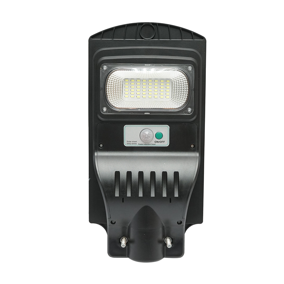 Lampada solare LED illuminazione stradale 60W 6500K con pannello solare 10W, batteria 10000mAh, telecomando, montaggio su palo IP65 - immagine 5