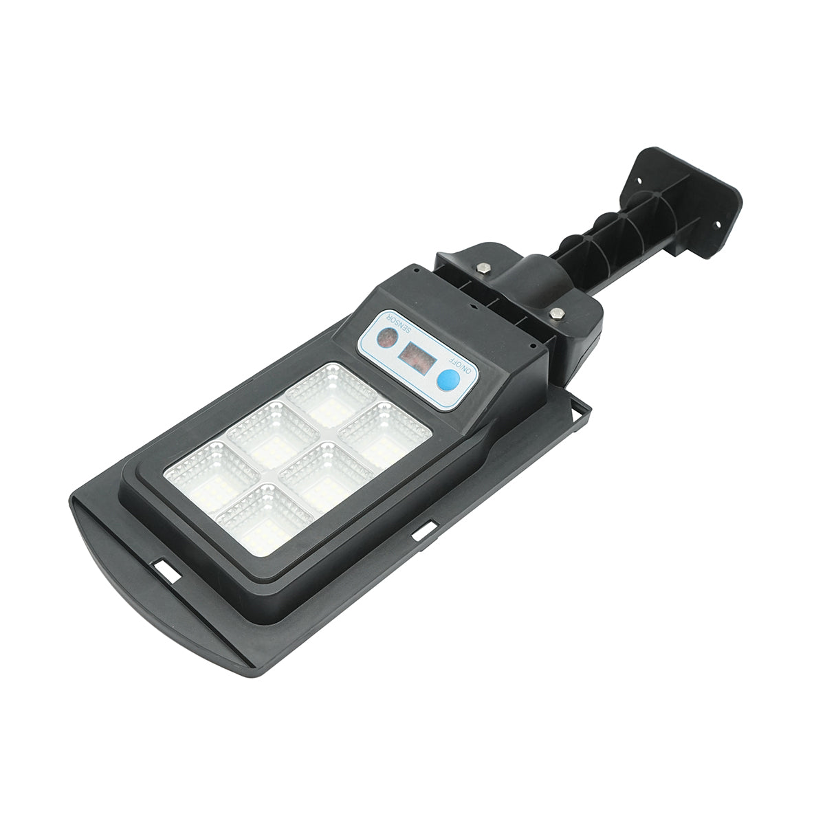 Lampada solare LED illuminazione stradale 6500K con pannello solare 3W, batteria 18000mAh, montaggio su palo IP67 - immagine 2