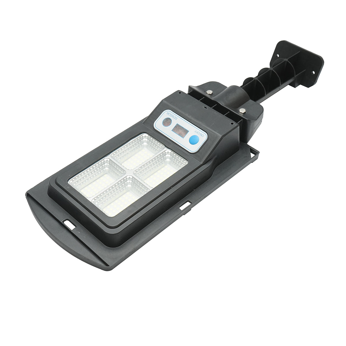 Lampada solare LED illuminazione stradale 6500K con pannello solare 3W, batteria 18000mAh, montaggio su palo IP67 - immagine 2
