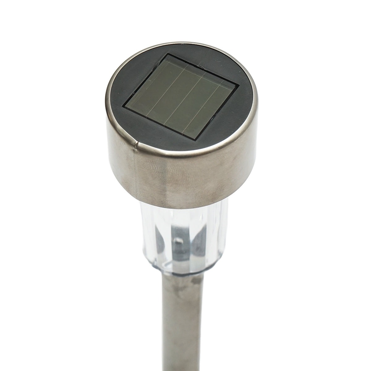 Lampada solare LED in acciaio inox, 6500K, altezza 30cm - immagine 5
