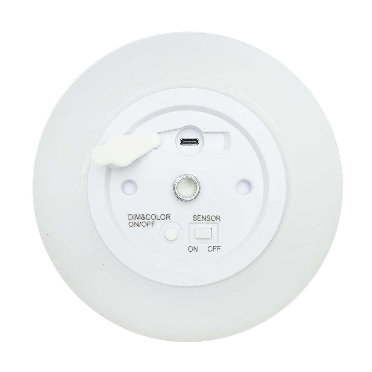 Lampada solare LED ricaricabile 2W con pannello solare 0,7W, batteria 3,7V 1200mAh, USB 5V 1A, IP65, per esterni, 3000K, colore oro - immagine 5