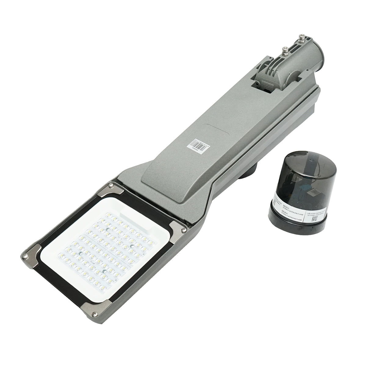 Lampada solare per illuminazione stradale a LED 50W wireless, montaggio su palo IP67 - immagine 3