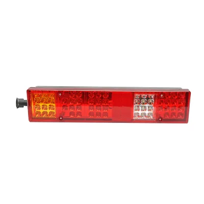 Lampada stop posteriore LED 24V con morsetto e 5 funzioni, 404x95x80 mm, Breckner Germany - immagine 2