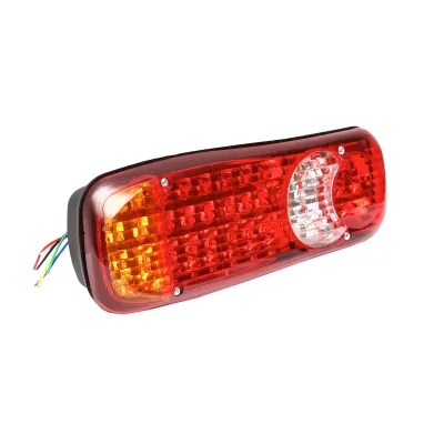 Lampada stop posteriore per camion, LED, 12V, 350x125 mm, Breckner Germany. - immagine 2