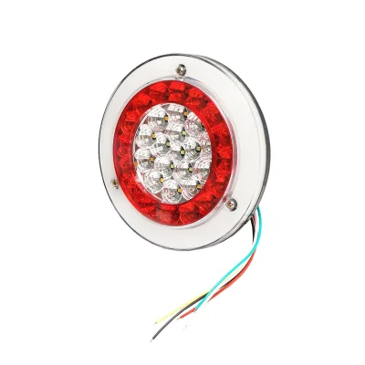 Lampada stop posteriore rotonda con 56 LED, 24V, 150x35 mm, Breckner Germany - immagine 2