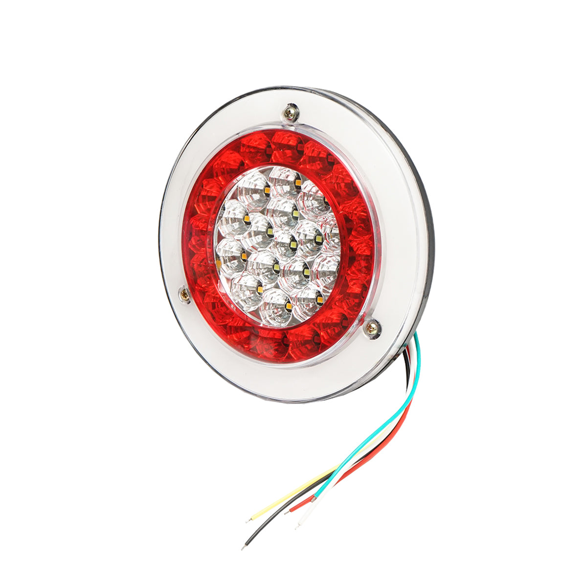 Lampada stop posteriore rotonda con 56 LED, 24V, 150x35 mm, Breckner Germany - immagine 2