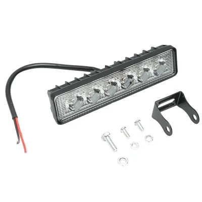 Lampada tipo barra con 6 LED, 10-60V, 18W, angolo di radiazione 30 gradi, tipo spot, 160x43x42 mm. - immagine 3