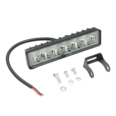 Lampada tipo barra con 6 LED, 10-60V, 18W, angolo di radiazione 60 gradi, tipo flood, 160x43x42 mm - immagine 3