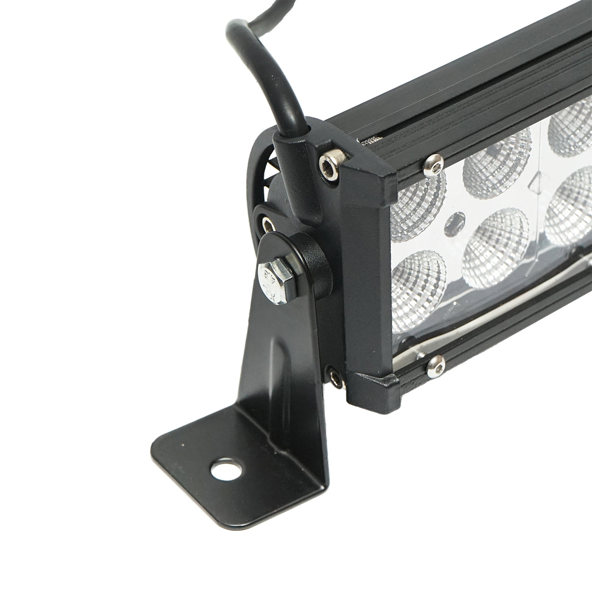 Lampada/proiettore 180W tipo barra curva con 60 LED, 9-60V, 6000K, 780x65 mm. - immagine 3