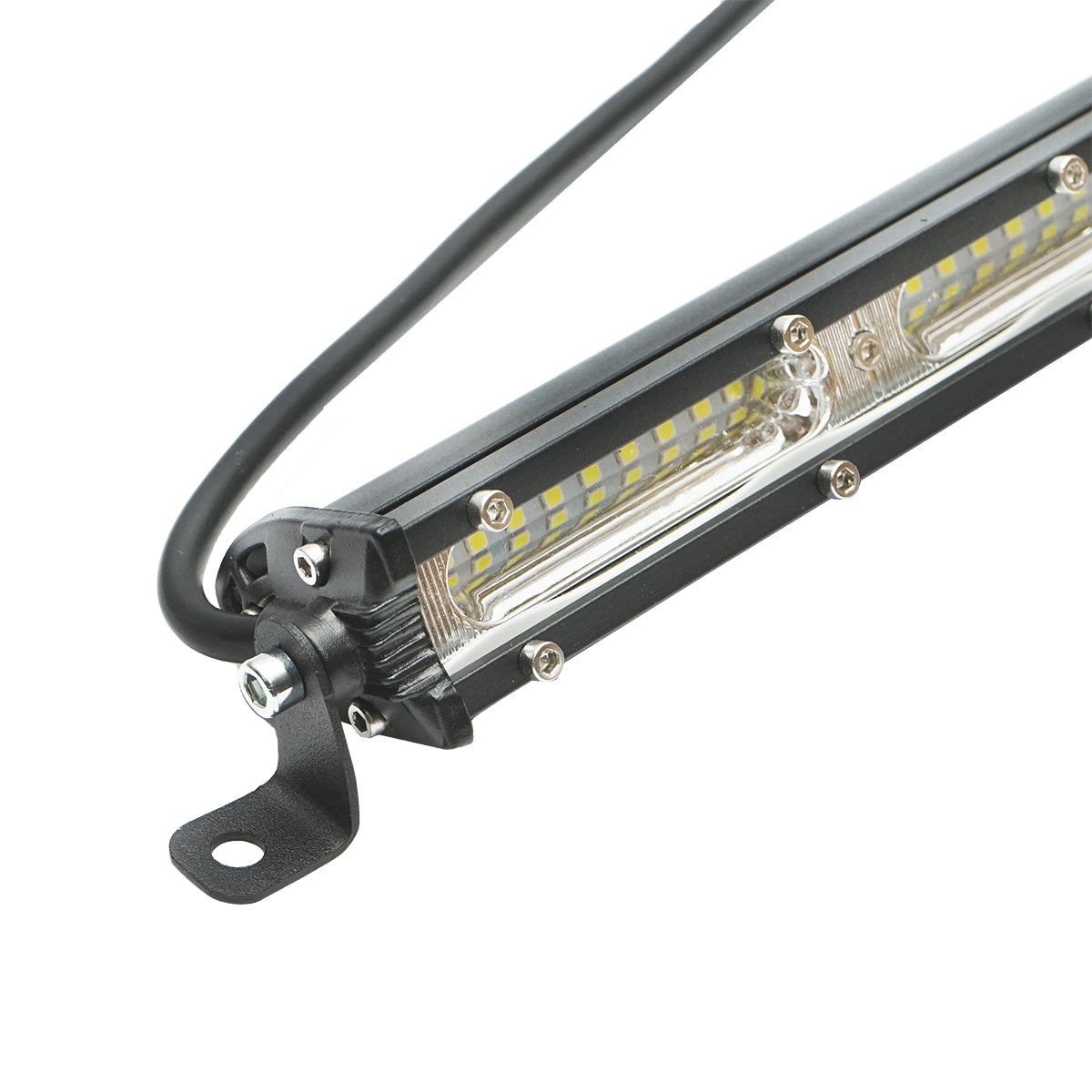 Lampada/proiettore 324W tipo barra con 12 zone, 108 LED SMD, 10-30V, 6000K, 1080x45x75 mm, Breckner Germany - immagine 3
