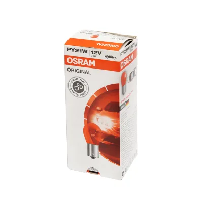 Lampadina (Osram) 21W/12V BAU15s - gialla - immagine 2
