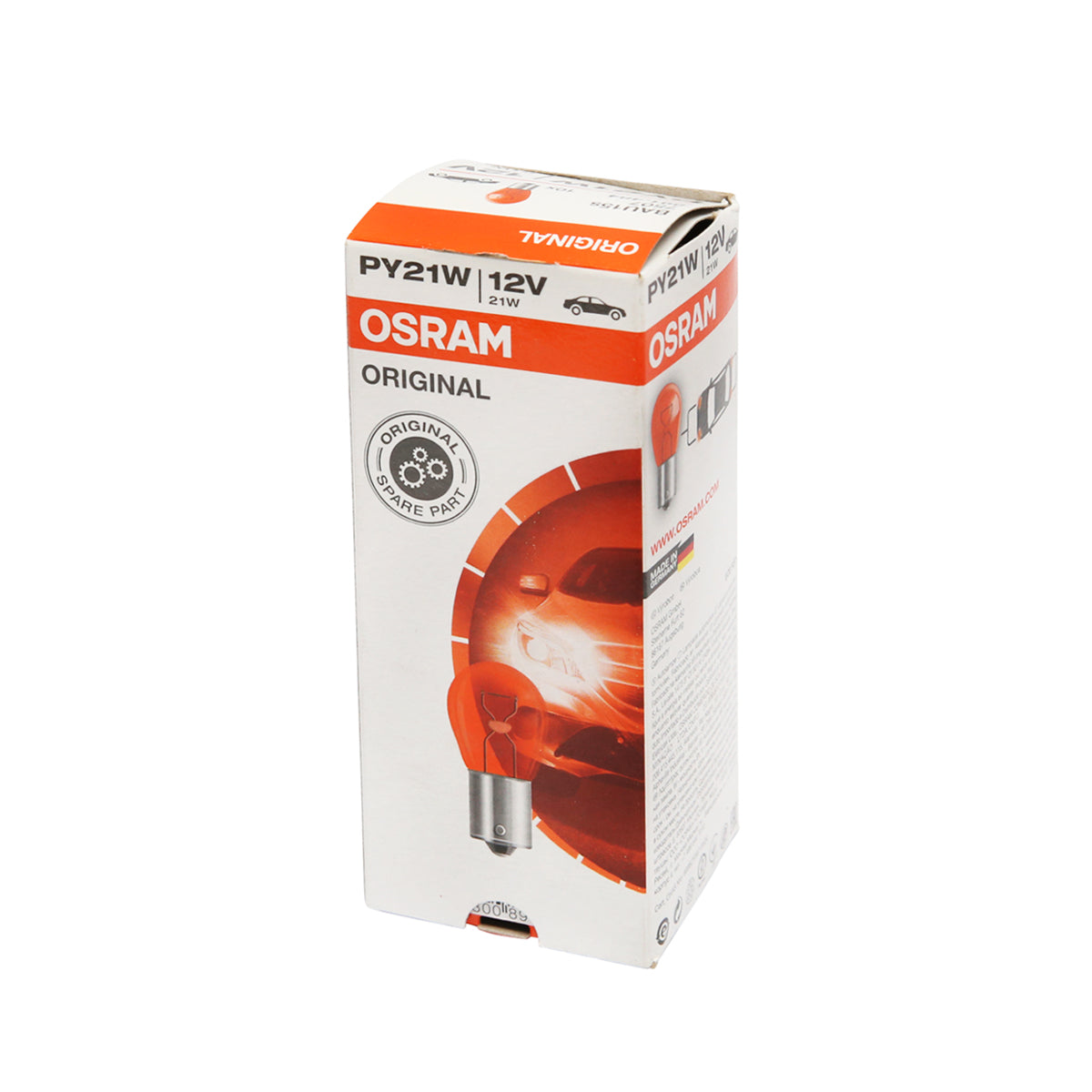 Lampadina (Osram) 21W/12V BAU15s - gialla - immagine 2