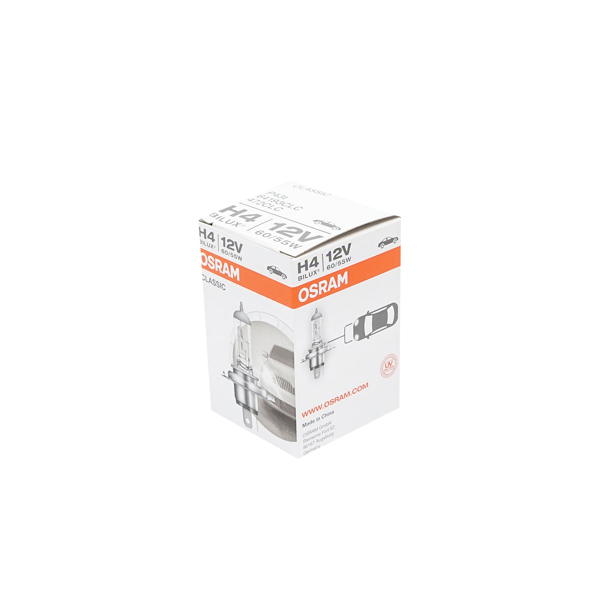 Lampadina alogena H4 12V/55/60W BILUX P43T Osram - immagine 5