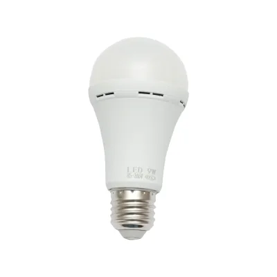 Lampadina LED 9W, 220V, con sistema di emergenza e batteria ricaricabile 1200mah