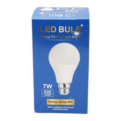 Lampadina LED E27 7W 220V 630 lumen in plastica - immagine 3