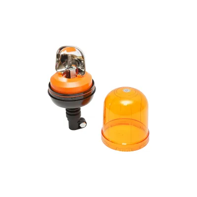 Lampeggiante con lampadina alogena H1 12–24V per montaggio su piede - immagine 3
