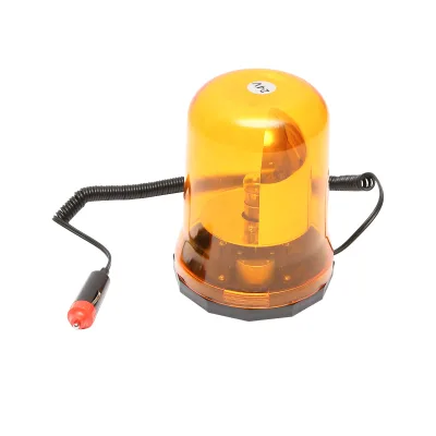Lampeggiante giallo 24V con base magnetica - immagine 2