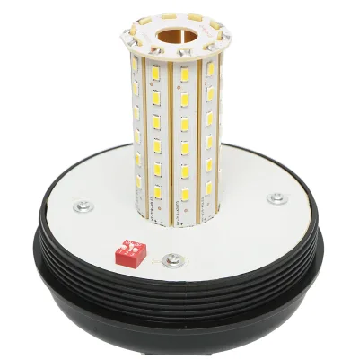 Lampeggiante LED 12–24V con base fissa e 3 modalità luminose – IP65 - immagine 4