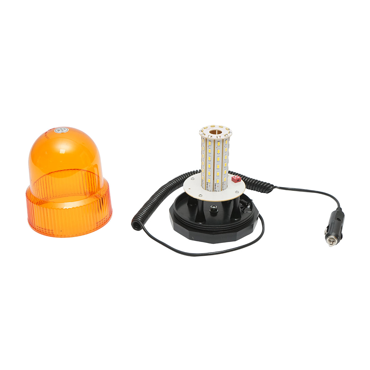 Lampeggiante LED 12–24V con base magnetica IP65 - immagine 3