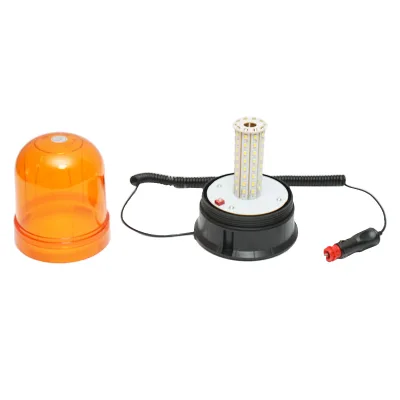 Lampeggiante LED 12–24V con base magnetica – 3 modalità luminose – IP65 - immagine 3