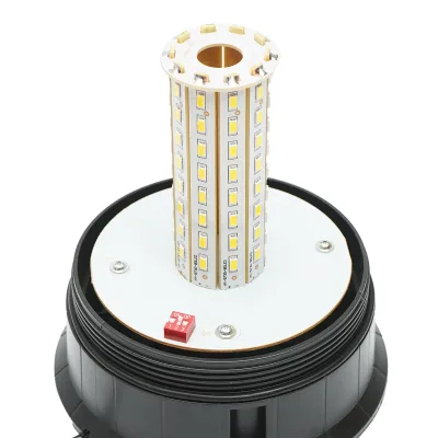 Lampeggiante LED 12–24V con base magnetica – 3 modalità luminose – IP65 - immagine 4