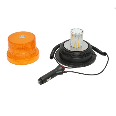 Lampeggiante LED 12–24V con base magnetica – IP65 - immagine 3