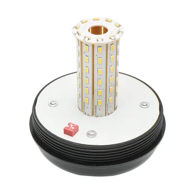 Lampeggiante LED 12–24V per montaggio su piede con 3 funzioni, IP65 - immagine 4