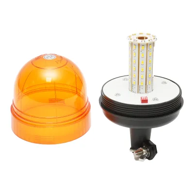 Lampeggiante LED 12–24V per montaggio su piede con 3 funzioni, IP65 - immagine 3