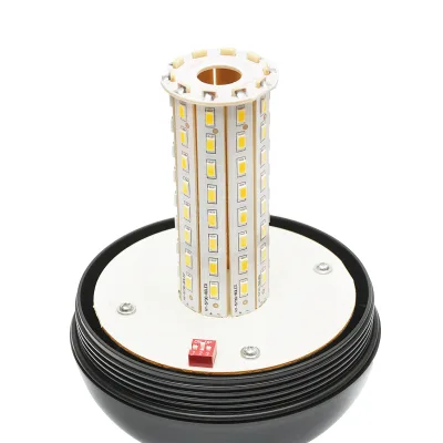 Lampeggiante LED 12–24V per supporto a piede con 3 funzioni, IP65 - immagine 4