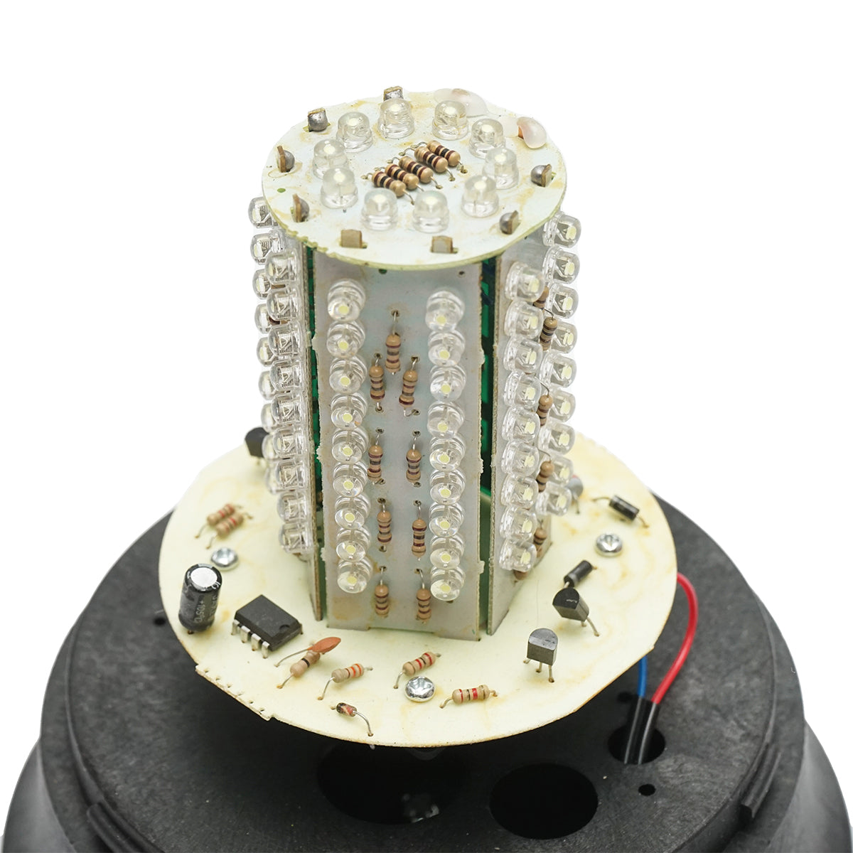 Lampeggiante LED 24V con base magnetica e alimentazione da accendisigari - immagine 3