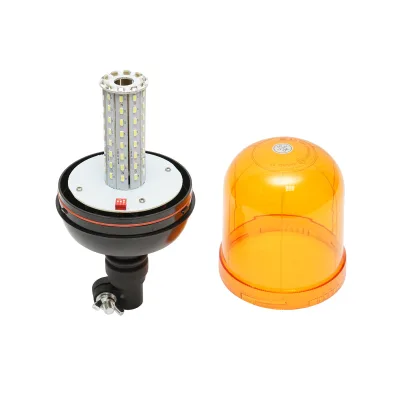 Lampeggiante LED con 80 SMD 12–24V per montaggio su piede - immagine 3