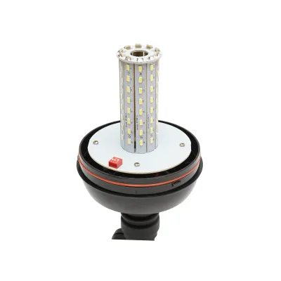 Lampeggiante LED con 80 SMD 12–24V per montaggio su piede - immagine 4